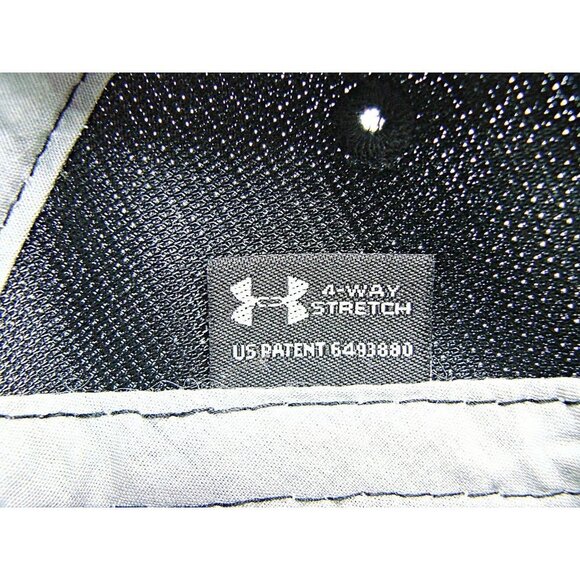 Under Armour Unisex Adults Black White 4 Way Stretch Hat Baseball Cap Black Sz M - Picture 10 of 12